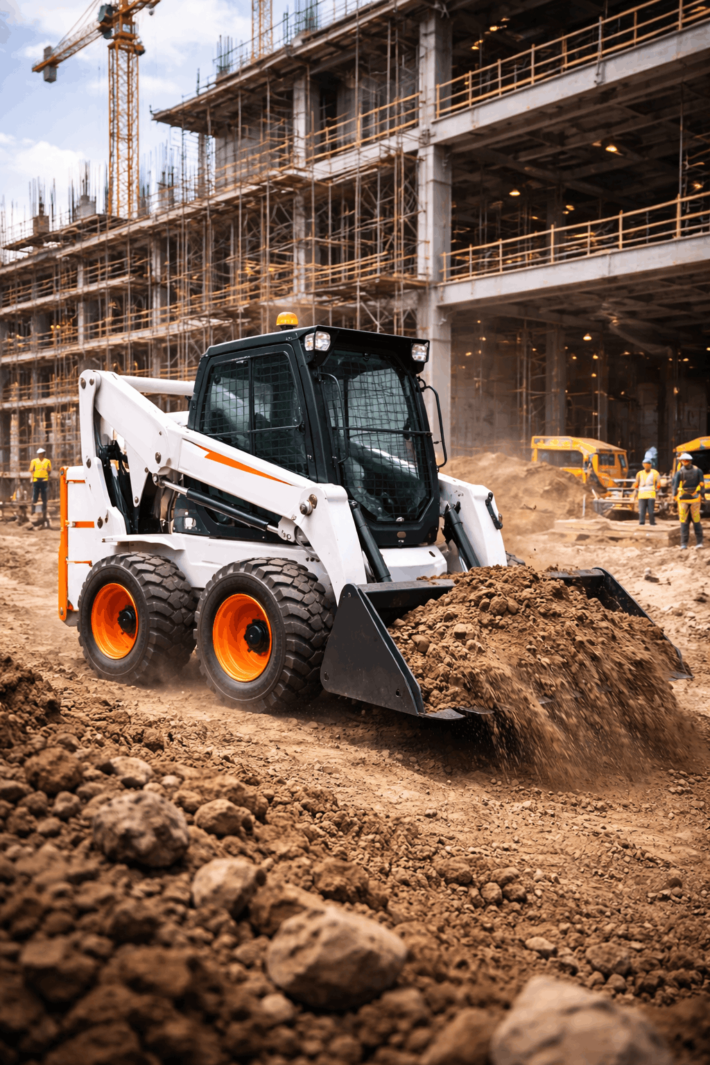 Bobcat skid steer Abu Dhabi, Dubai, Sharjah City, Ajman City,Ras Al Khaimah,Fujairah,Umm Al Quwain