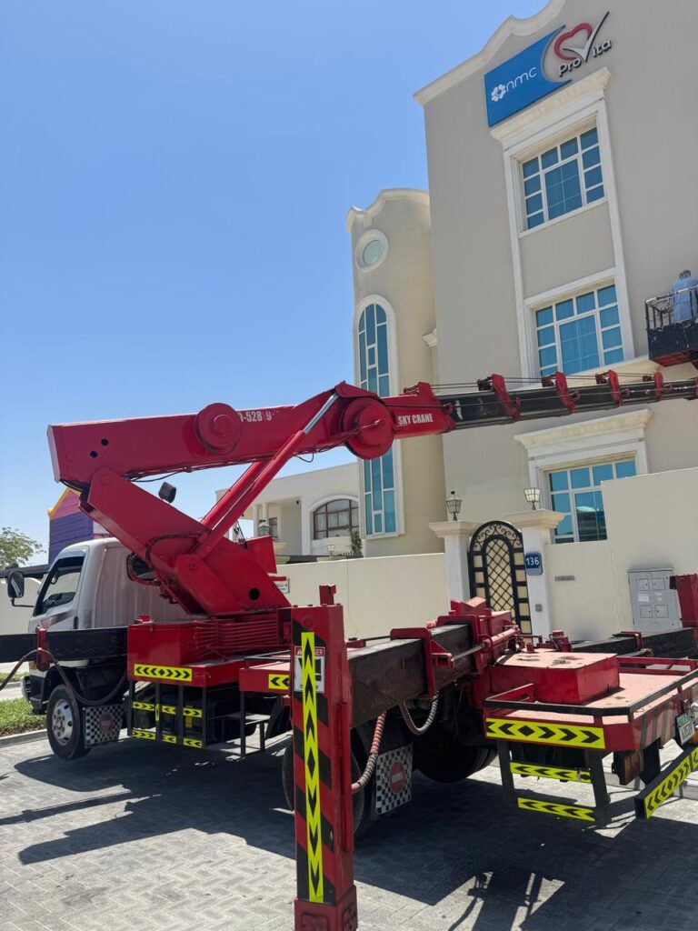 man lift for construction UAE