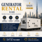 Generator Rental UAE – Power You Can Trust